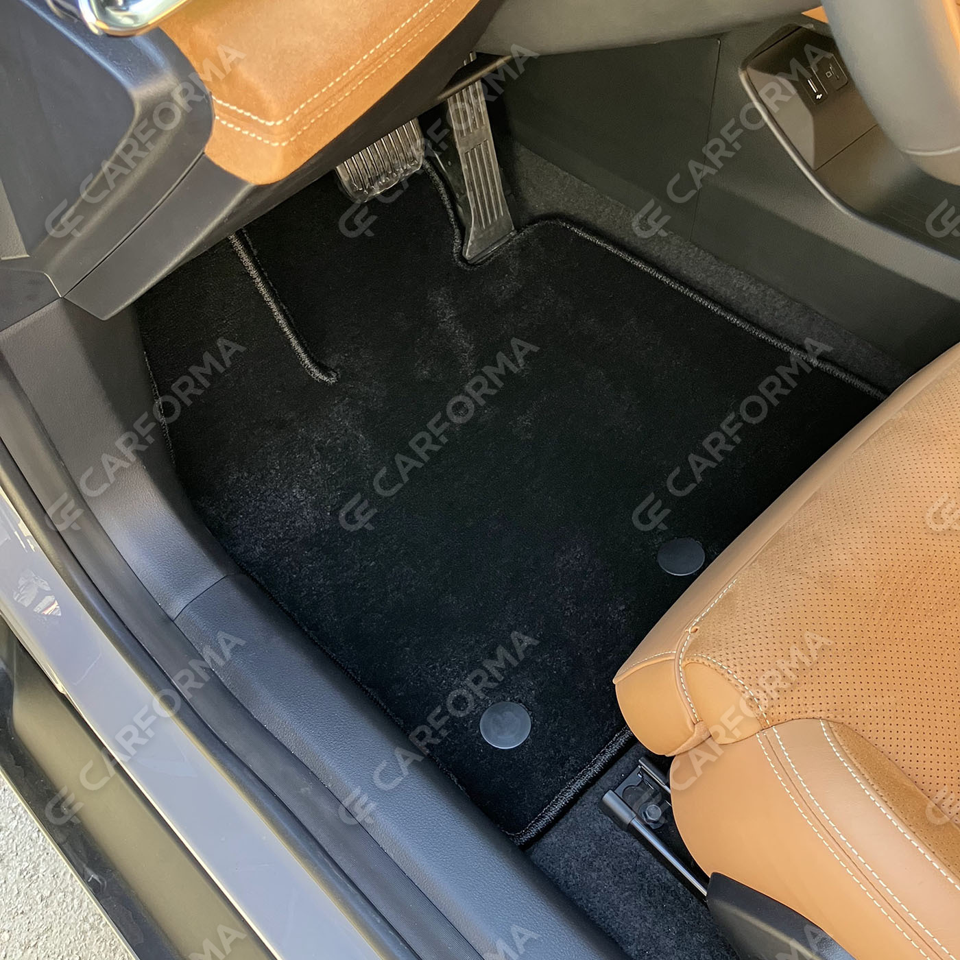 Ворсовые коврики на Mazda EZ-6 2024&nbsp;-&nbsp;2026 в Саратове