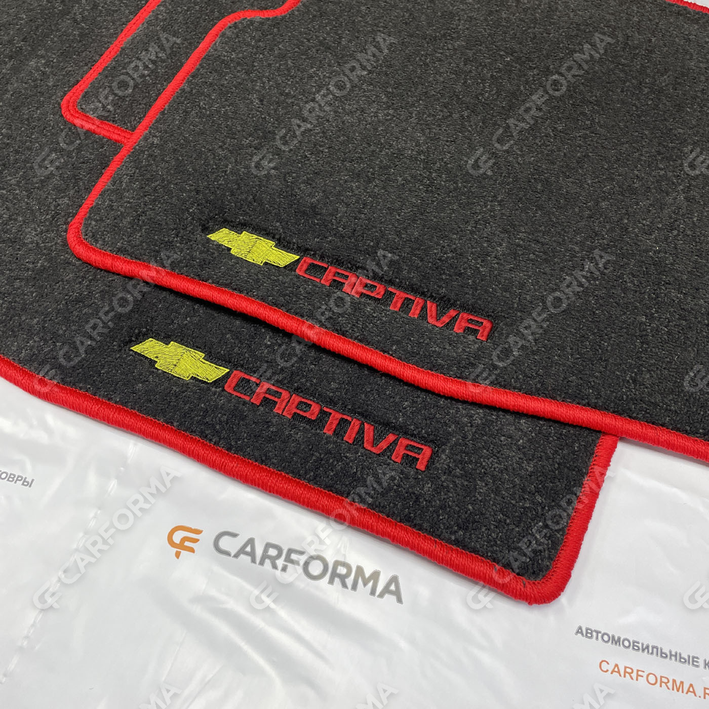 Ворсовые коврики на Chevrolet Captiva 2006&nbsp;-&nbsp;2016 в Саратове