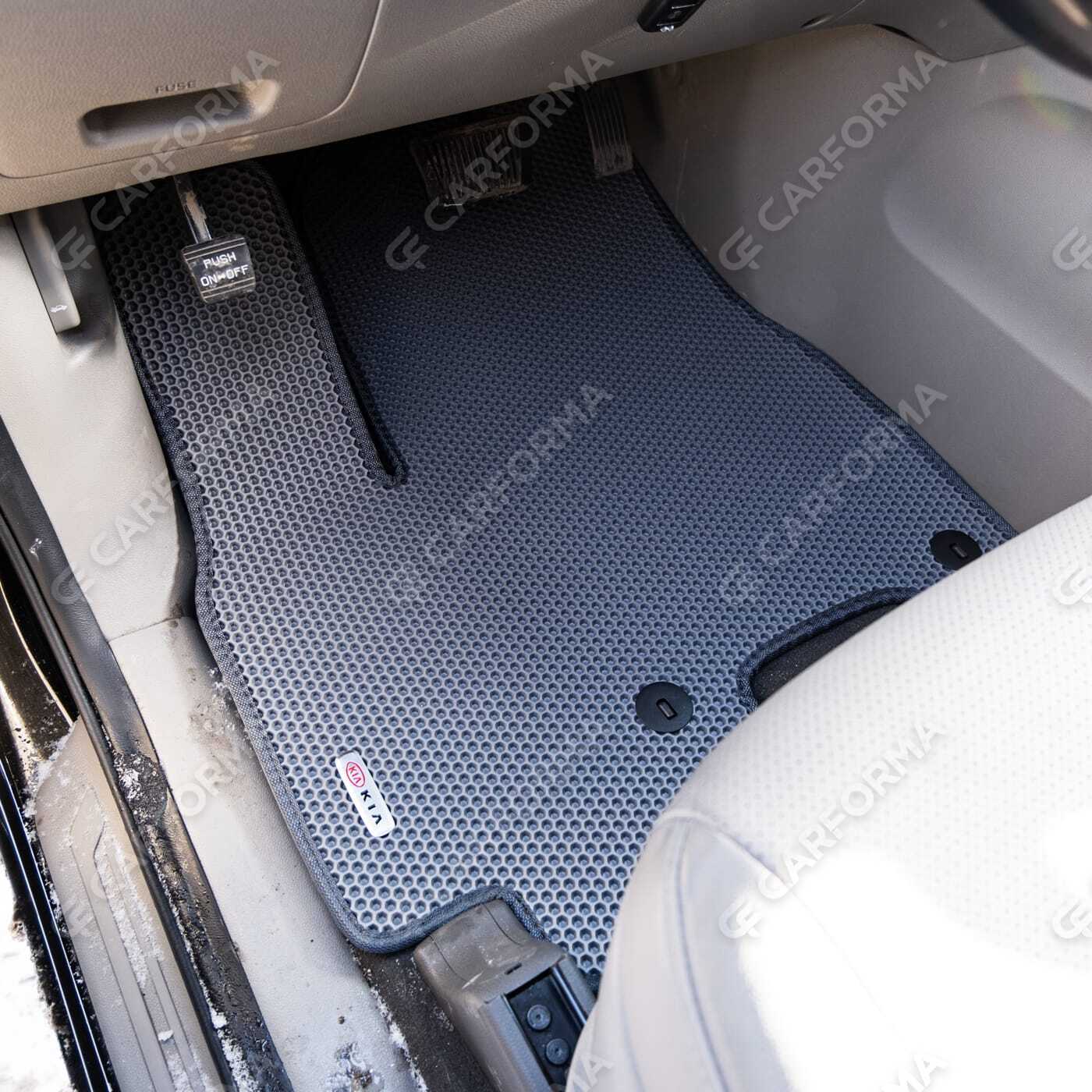 Ворсовые коврики на KIA Carnival III 7 мест 2014&nbsp;-&nbsp;2021 в Саратове