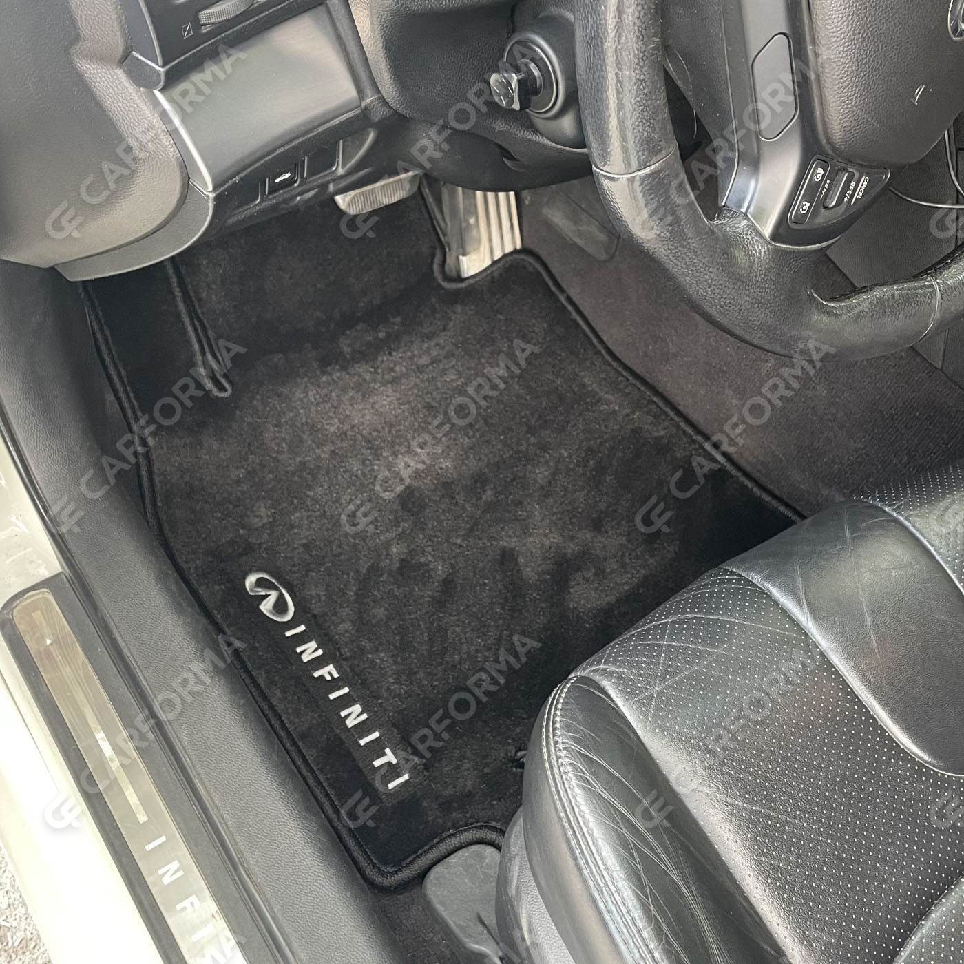 Ворсовые коврики на Infiniti G IV Седан 2006&nbsp;-&nbsp;2014 в Саратове