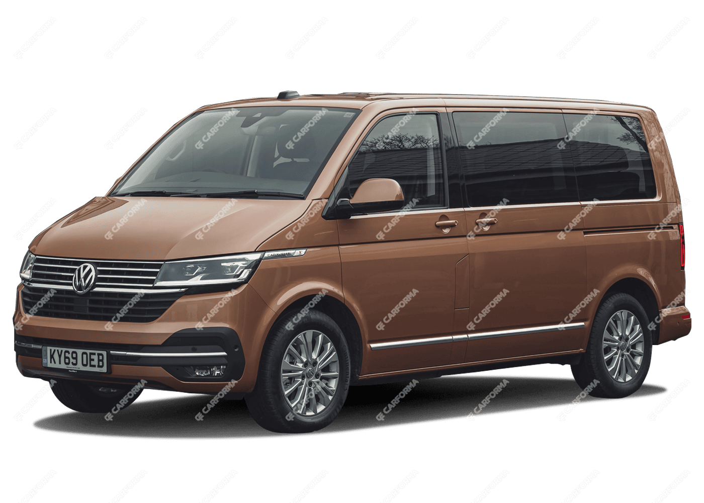 Ворсовые коврики на Volkswagen Caravelle (T6.1) 2019 - 2024