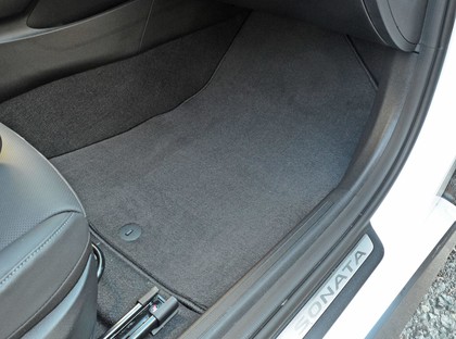 Ворсовые коврики на Hyundai Sonata 8 (DN8) 2019 - 2025 в Саратове