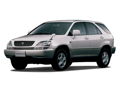 Ворсовые коврики на Toyota Harrier I 1997 - 2003 в Саратове