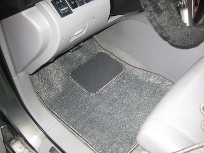Ворсовые коврики на Toyota Highlander II 2007 - 2013 в Саратове
