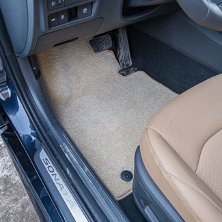 Ворсовые коврики на Hyundai Sonata 8 (DN8) 2019 - 2025 в Саратове