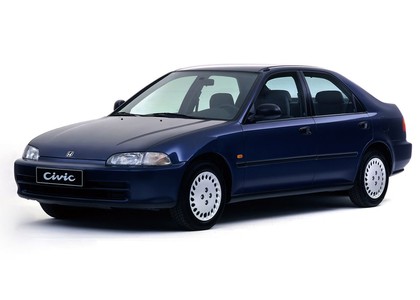 Ворсовые коврики на Honda Civic V 4d 1991 - 1996 в Саратове