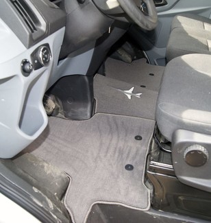 Ворсовые коврики на Ford Transit VII 2014 - 2025 в Саратове