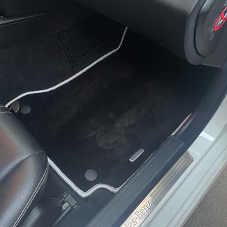 Ворсовые коврики на Mercedes C (W204) 2007 - 2015 в Саратове