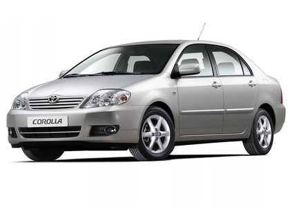 Ворсовые коврики на Toyota Corolla (E12) 2000 - 2007 в Саратове