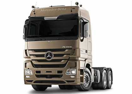 Ворсовые коврики на Mercedes Actros MP3 тягач 2008 - 2020 в Саратове