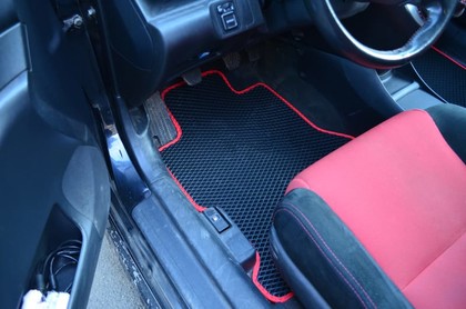 Ворсовые коврики на Honda Civic VII 3d 2001 - 2006 в Саратове