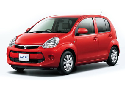 Ворсовые коврики на Toyota Passo II 2010 - 2016 в Саратове