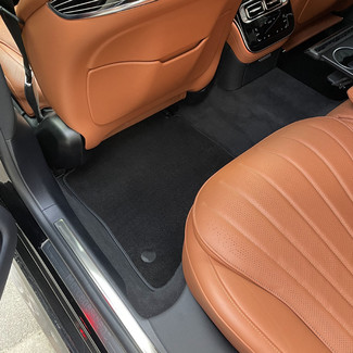 Ворсовые коврики на Mercedes S (W223, V223) 2020 - 2025 в Саратове
