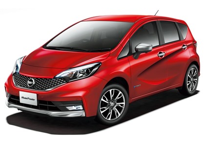 Ворсовые коврики на Nissan Note E-Power (E12) 2016 - 2020 в Саратове