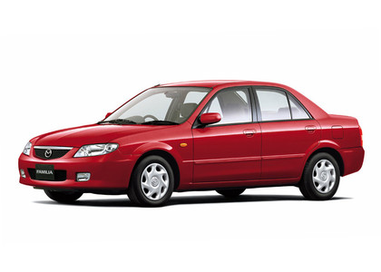 Ворсовые коврики на Mazda Familia (BJ) 1998 - 2003 в Саратове
