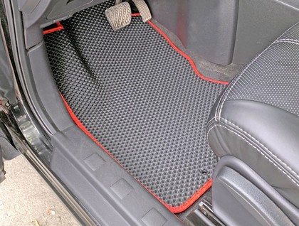 Ворсовые коврики на Nissan X-Trail II 2007 - 2015 в Саратове