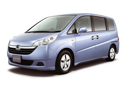 Ворсовые коврики на Honda StepWGN III 2005 - 2009 в Саратове