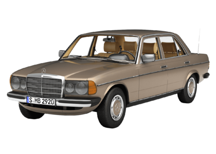 Ворсовые коврики на Mercedes W123 1975 - 1986 в Саратове
