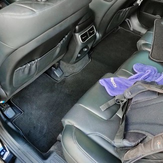 Ворсовые коврики на Hyundai Santa Fe IV рестайлинг 2020 - 2025 в Саратове