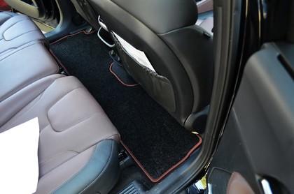 Ворсовые коврики на Hyundai Santa Fe IV 2018 - 2021 в Саратове