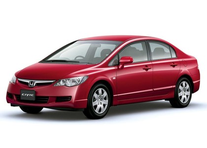 Ворсовые коврики на Honda Civic VIII 4d 2006 - 2011 в Саратове