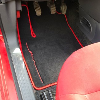 Ворсовые коврики на Fiat 500 2007 - 2020 в Саратове