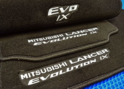 Ворсовые коврики на Mitsubishi Lancer Evolution IX 2005 - 2007 в Саратове