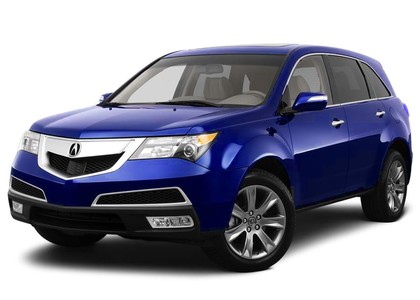 Ворсовые коврики на Acura MDX II 2006 - 2013 в Саратове