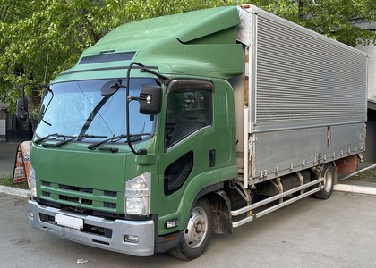 Ворсовые коврики на Isuzu Forward V широкая кабина 2007 - 2025 в Саратове