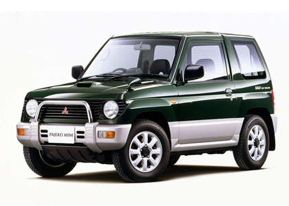 Ворсовые коврики на Mitsubishi Pajero Mini I 1994 - 1998 в Саратове