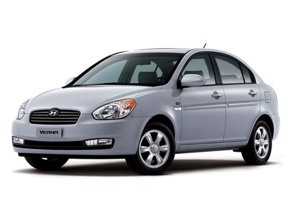 Ворсовые коврики на Hyundai Verna 2005 - 2010 в Саратове
