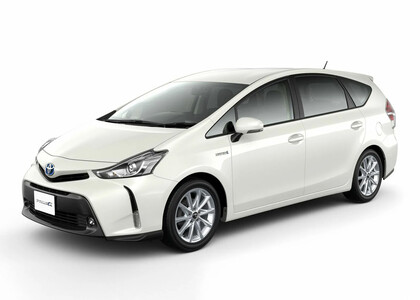 Ворсовые коврики на Toyota Prius Alpha 2011 - 2021 в Саратове
