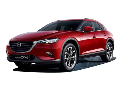 Ворсовые коврики на Mazda CX4 2016 - 2025 в Саратове