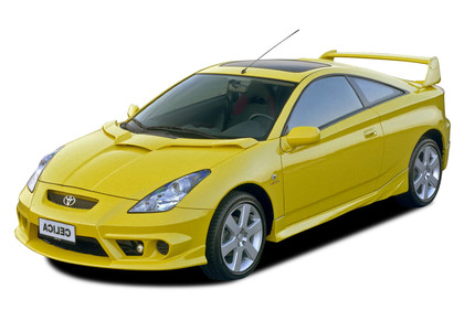 Ворсовые коврики на Toyota Celica (T23) 1999 - 2006 в Саратове