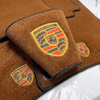 Ворсовые коврики на Porsche Cayenne III 2017 - 2025 в Саратове