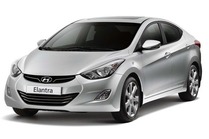 Ворсовые коврики на Hyundai Avante 5 (MD) 2010 - 2016 в Саратове
