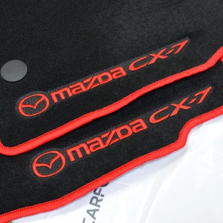 Ворсовые коврики на Mazda CX7 2006 - 2012 в Саратове