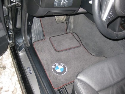 Ворсовые коврики на BMW 5 (E60/E61) 2003 - 2010 в Саратове