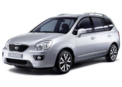 Ворсовые коврики на KIA Carens II 2006 - 2012 в Саратове