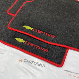 Ворсовые коврики на Chevrolet Captiva 2006&nbsp;-&nbsp;2016 в Саратове