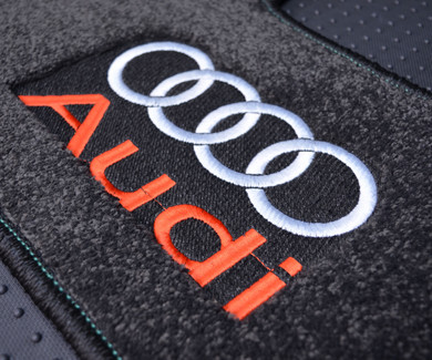 Ворсовые коврики на Audi A6 (C4) 1994 - 1997 в Саратове