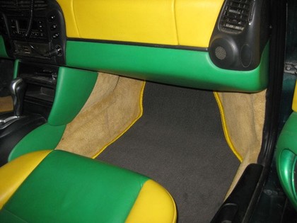 Ворсовые коврики на Porsche Boxster (986) 1996 - 2004 в Саратове