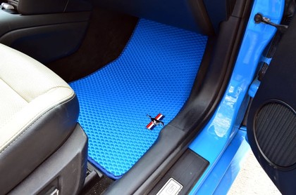 Ворсовые коврики на Ford Mustang VI 2013 - 2023 в Саратове