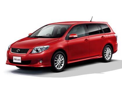 Ворсовые коврики на Toyota Corolla Fielder (E14) 2006 - 2012 в Саратове