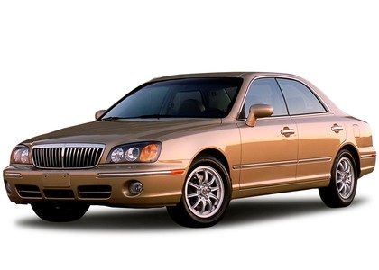 Ворсовые коврики на Hyundai XG 1998 - 2005 в Саратове