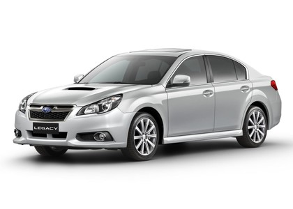 Ворсовые коврики на Subaru Legacy V 2009 - 2015 в Саратове