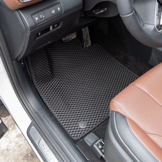 Ворсовые коврики на Hyundai Santa Fe IV рестайлинг 2020 - 2025 в Саратове