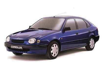 Ворсовые коврики на Toyota Corolla (E11) 1997 - 2001 в Саратове