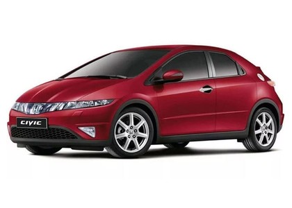 Ворсовые коврики на Honda Civic VIII 5d 2006 - 2012 в Саратове