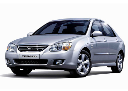 Ворсовые коврики на KIA Cerato I 2004 - 2008 в Саратове